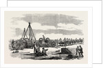 The Crimean War: Siege of Sebastopol: Preparing a Train for the Trenches 1854 by Anonymous