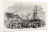 Arrival of the King of Denmark at Flensburg 1854 by Anonymous