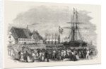 Arrival of the King of Denmark at Flensburg 1854 by Anonymous