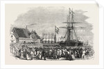 Arrival of the King of Denmark at Flensburg 1854 by Anonymous
