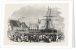 Arrival of the King of Denmark at Flensburg 1854 by Anonymous