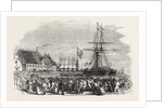 Arrival of the King of Denmark at Flensburg 1854 by Anonymous