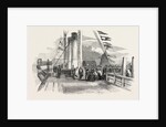 The King of Denmark Visiting Mr. Peto on Board the Cygnus. 1854 by Anonymous