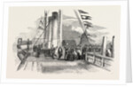 The King of Denmark Visiting Mr. Peto on Board the Cygnus. 1854 by Anonymous