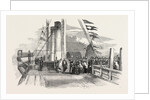 The King of Denmark Visiting Mr. Peto on Board the Cygnus. 1854 by Anonymous