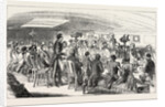 The King of Denmark Dining on Board the Cygnus. 1854 by Anonymous