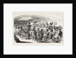 The King of Denmark Dining on Board the Cygnus. 1854 by Anonymous