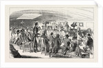 The King of Denmark Dining on Board the Cygnus. 1854 by Anonymous