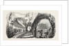 Railway Station Flensburg 1854 by Anonymous