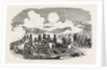 The Crimean War: Bombardment of Sebastopol. General Sir De Lacy Evans and Staff 1854 by Anonymous