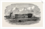 Hospital Ship Near the Seraglio at Constantinople Istanbul 1854 by Anonymous