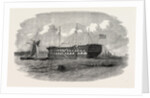 Hospital Ship Near the Seraglio at Constantinople Istanbul 1854 by Anonymous