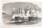The Crimean War: The Agamemnon and Sanspareil Attacking Sebastopol 1854 by Anonymous