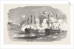 The Crimean War: The Agamemnon and Sanspareil Attacking Sebastopol 1854 by Anonymous