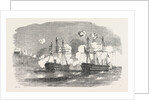 The Crimean War: The Agamemnon and Sanspareil Attacking Sebastopol 1854 by Anonymous