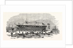 Launch of the Napoleon III at Ardrossan by Anonymous