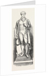 Marble Statue of the Late Sir Robert Peel (Noble Sculptor) Placed in St. George's Hall Liverpool 1854 UK by Anonymous