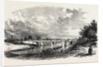 New Bridge Over the Severn at Upton 1854 by Anonymous