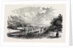 New Bridge Over the Severn at Upton 1854 by Anonymous