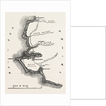 The Crimean War: Map Showing Sebastopol 1854 by Anonymous