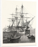 H.M. Screw Line-of-Battle Ship Caesar 90 at Portsmouth UK 1854 by Anonymous