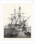 H.M. Screw Line-of-Battle Ship Caesar 90 at Portsmouth UK 1854 by Anonymous