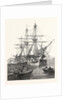 H.M. Screw Line-of-Battle Ship Caesar 90 at Portsmouth UK 1854 by Anonymous