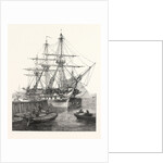 H.M. Screw Line-of-Battle Ship Caesar 90 at Portsmouth UK 1854 by Anonymous