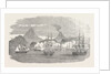 The Crimean War: Naval Attack on the Russian Fort of Petropaulovski 1854 by Anonymous