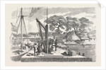 Matacong on the West Coast of Africa the Pier and Warehouses 1854 by Anonymous
