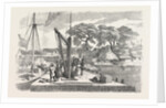 Matacong on the West Coast of Africa the Pier and Warehouses 1854 by Anonymous