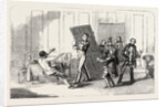 Scene from the New Farce of the Slow Man at the Adelphi Theatre London UK 1854 by Anonymous