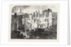 The Fire in the Strand Remains of the Whittington Club after the Fire 1854 London UK by Anonymous