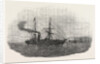 The Crimean War: The Europa Steamship Leaving Kingstown with the 90th Regiment on Board for the Seat of War 1854 by Anonymous