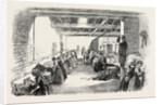 Steam Sewing-Machines 1854. A View of a Portion of the Machine-Room in Messrs. Holloway and Co.'s Factory by Anonymous