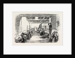 Steam Sewing-Machines 1854. A View of a Portion of the Machine-Room in Messrs. Holloway and Co.'s Factory by Anonymous