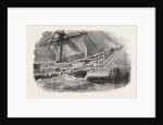 Cold Weather in the Baltic: Bows of H.M. Corvette Cruiser. 1854 by Anonymous
