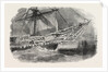 Cold Weather in the Baltic: Bows of H.M. Corvette Cruiser. 1854 by Anonymous