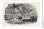 Cold Weather in the Baltic: Bows of H.M. Corvette Cruiser. 1854 by Anonymous