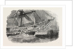 Cold Weather in the Baltic: Bows of H.M. Corvette Cruiser. 1854 by Anonymous