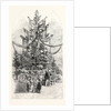 Gigantic Christmas Tree at the Crystal Palace Sydenham UK 1854 by Anonymous