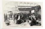 Christmas Trees in Covent Garden Market London UK 1854 by Anonymous