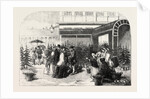Christmas Trees in Covent Garden Market London UK 1854 by Anonymous