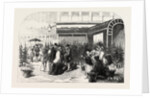 Christmas Trees in Covent Garden Market London UK 1854 by Anonymous