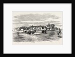 The Crimean War: Headquarters of Lord Raglan Near Balaclava 1854 by Anonymous