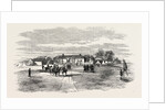 The Crimean War: Headquarters of Lord Raglan Near Balaclava 1854 by Anonymous
