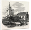 Ponteland Church Northumberland 1854 by Anonymous