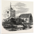Ponteland Church Northumberland 1854 by Anonymous