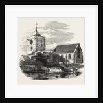 Ponteland Church Northumberland 1854 by Anonymous