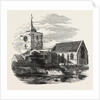 Ponteland Church Northumberland 1854 by Anonymous